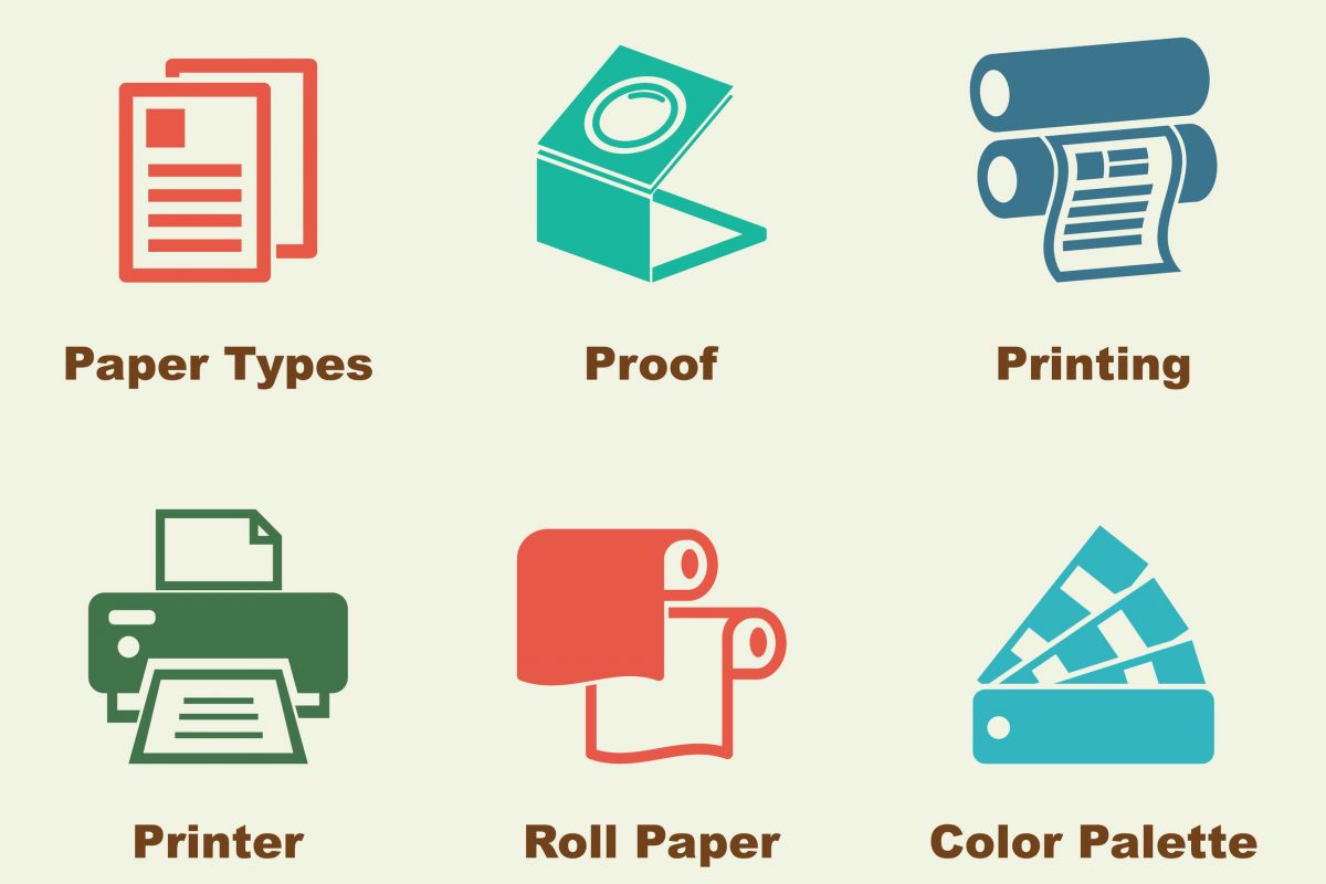 מונחי דפוס - אילוסטרציה